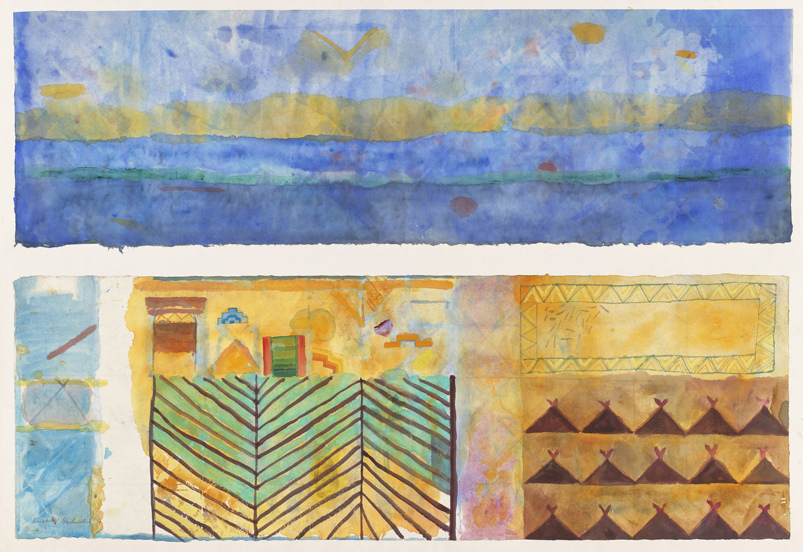 Elizabeth Blackadder RSA, Untitled, 1974