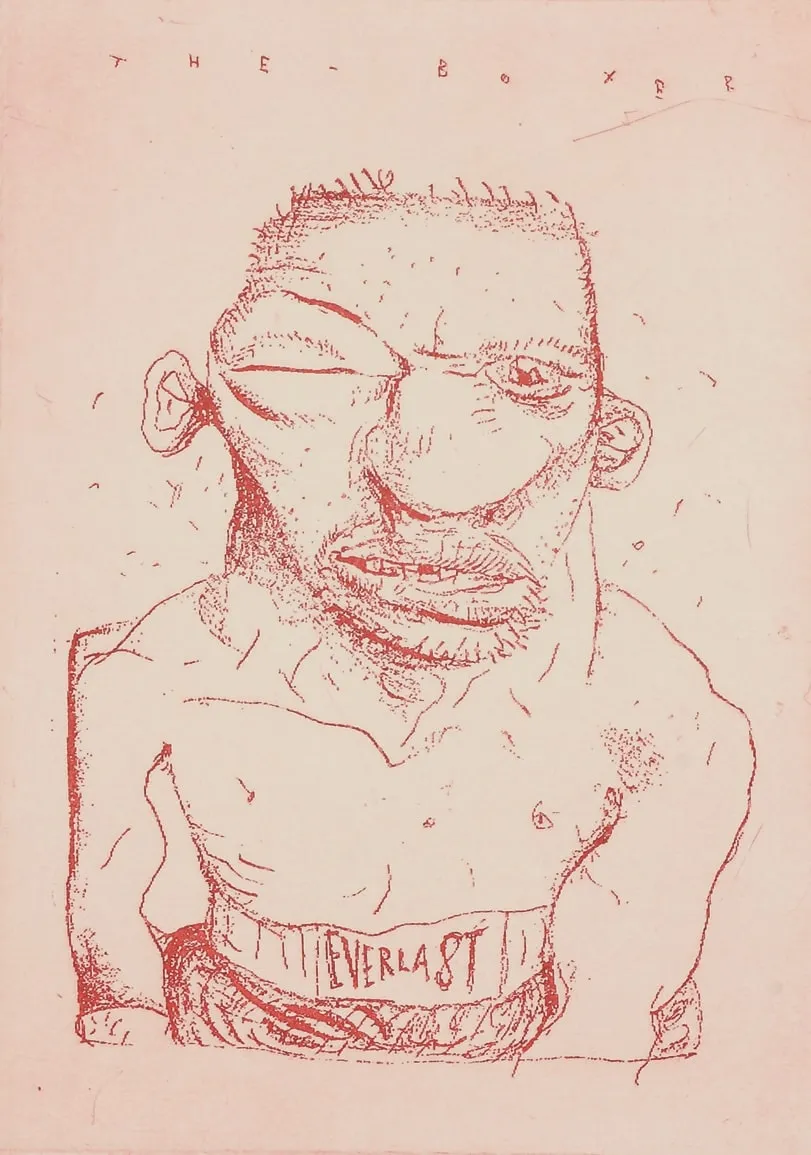 John Byrne RSA, The Boxer, 1995