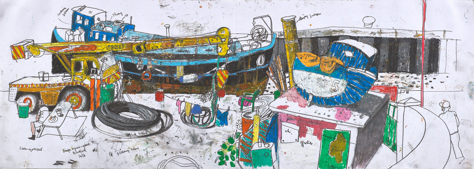 Leon Morrocco RSA, Barge Repair Yard, London, 2016