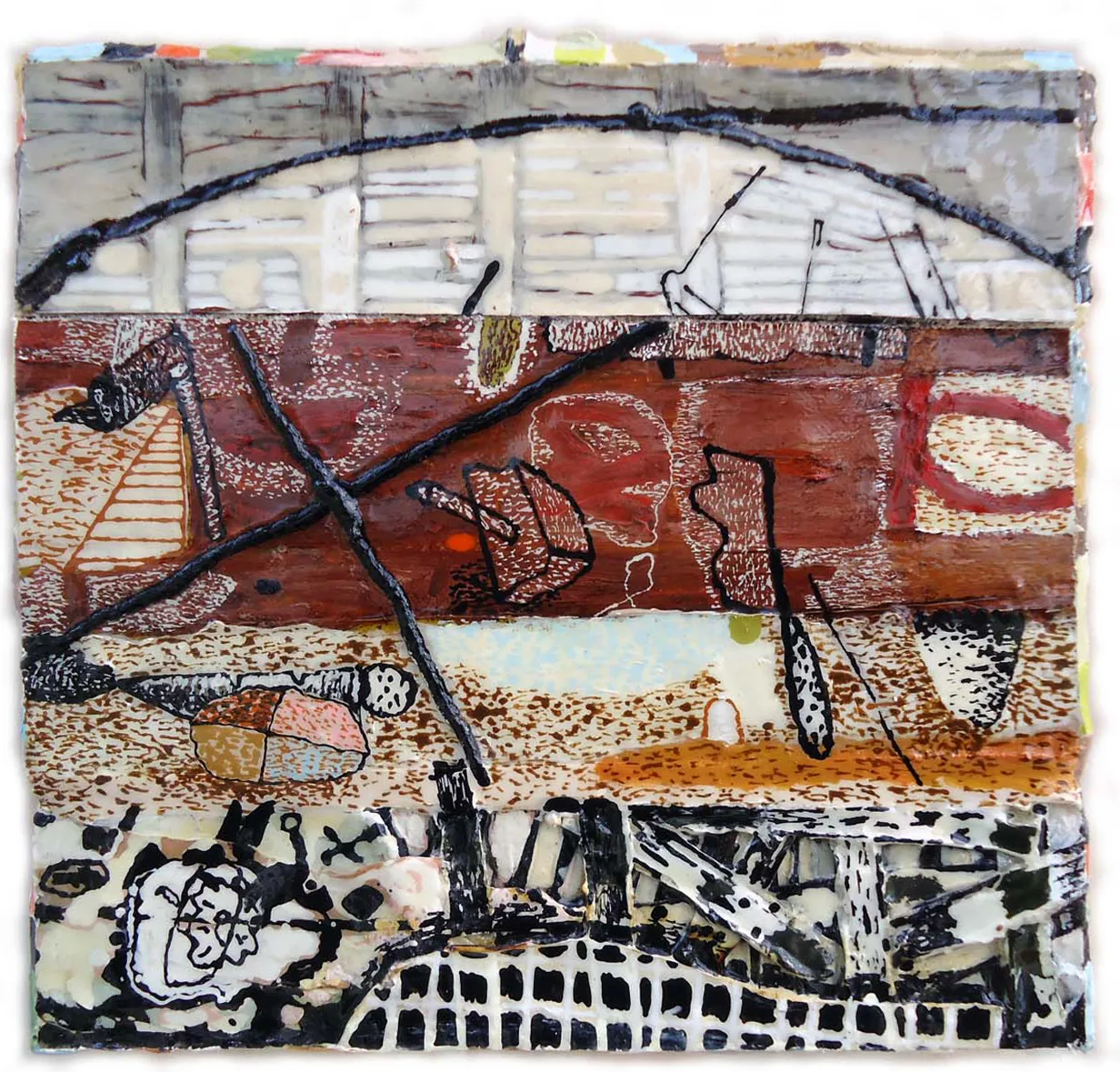 Lennox Dunbar RSA, Beach Painting