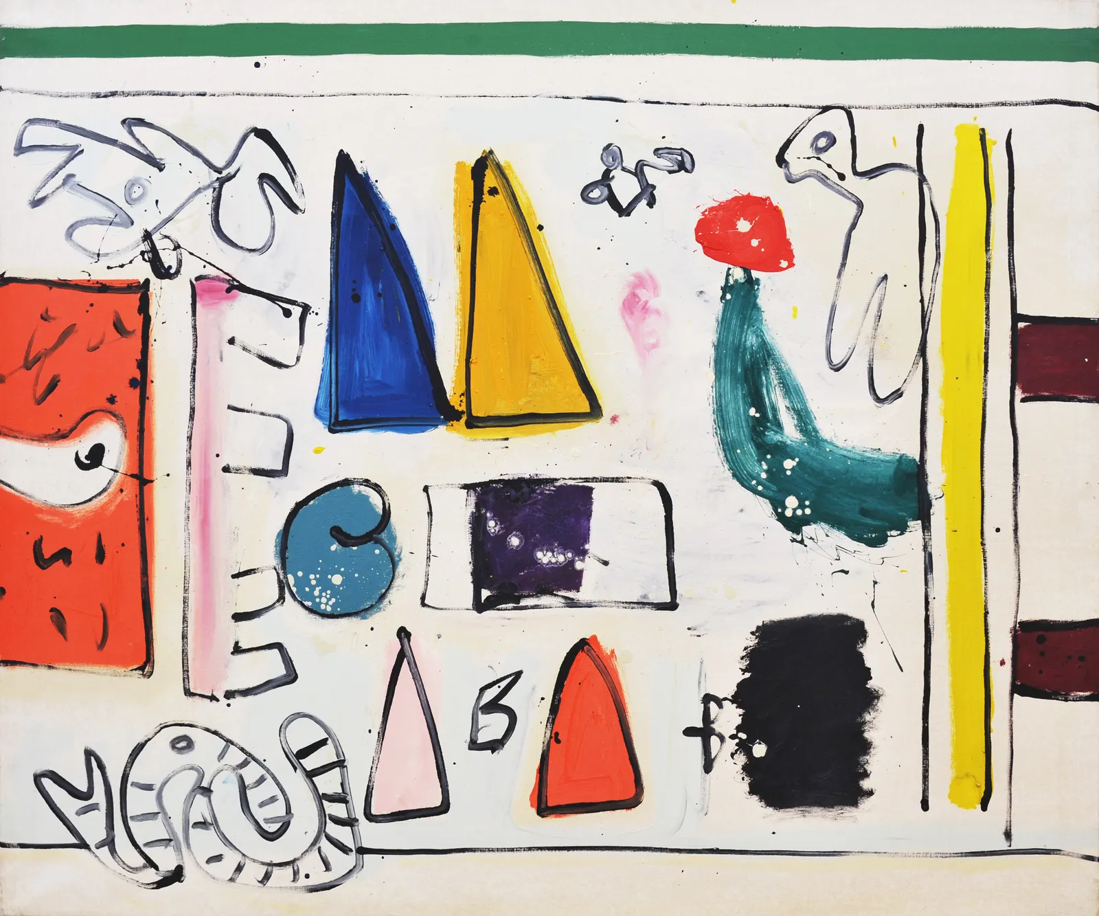 Alan Davie HRSA, Signs of Life, 1962