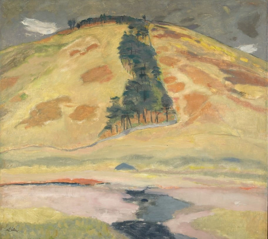 William Gillies RSA, Between Raeshaw and Carcant on Heriot Water, c.1968