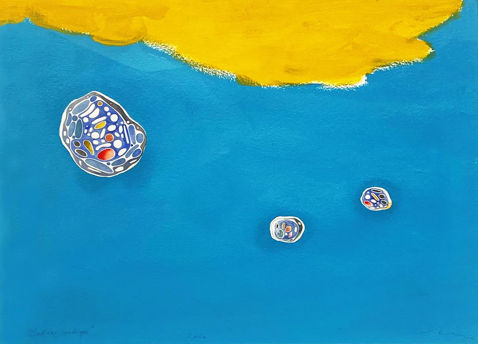 Gareth Fisher PRSA, Cellular Landscape, 2020