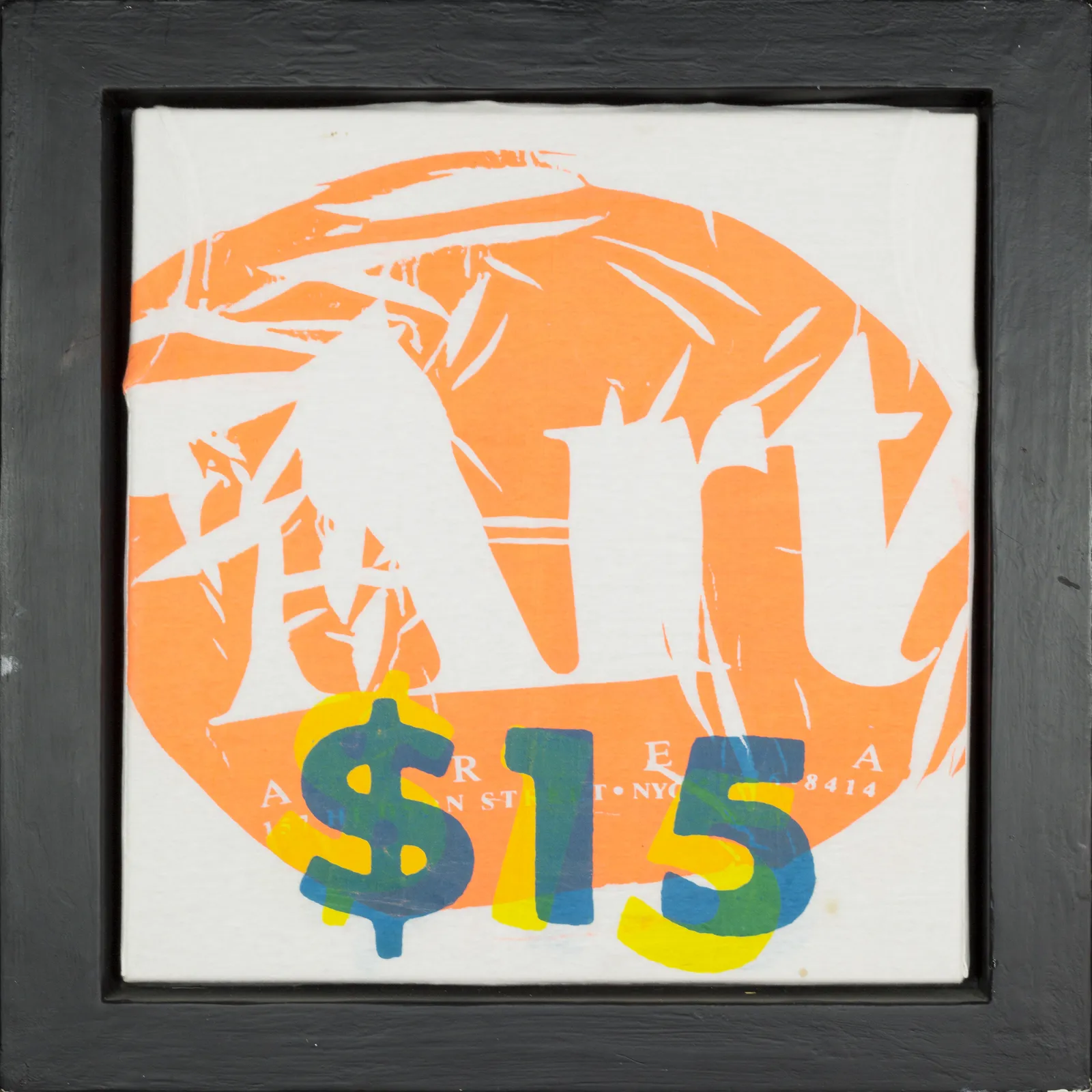 Andy Warhol, T-Shirt Art/15$ - Orange, 1980