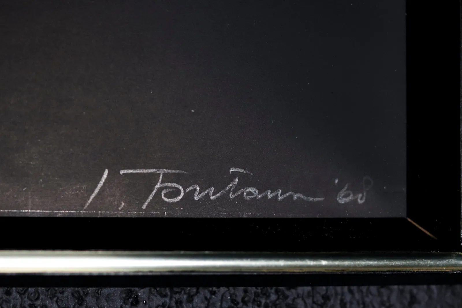 Lucio Fontana, Concetto Spaziale, 1968