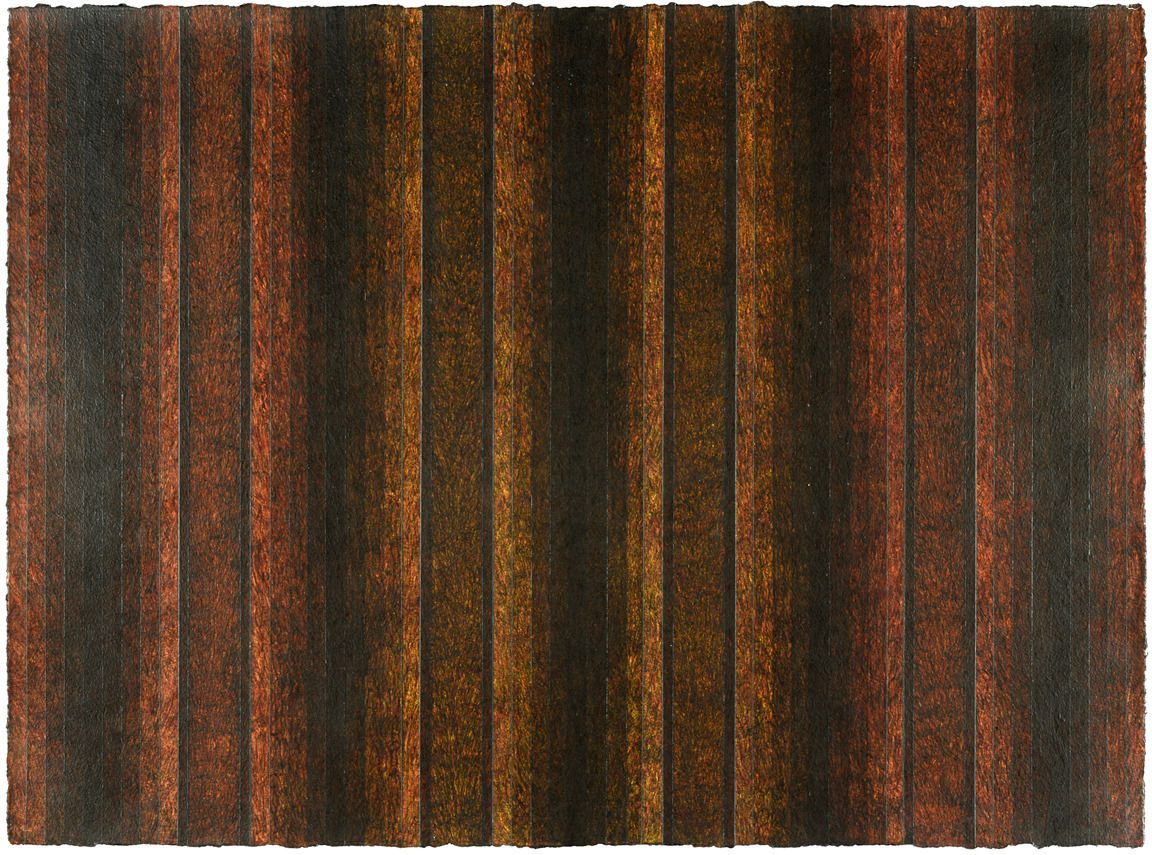 César A. Martínez, Serape: Red/Brown, 2010