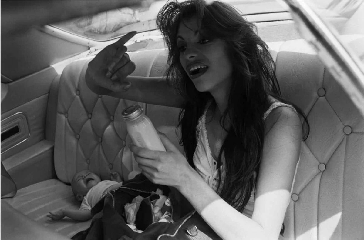 Rosario y su bebé, White Fence, East Los Ángeles