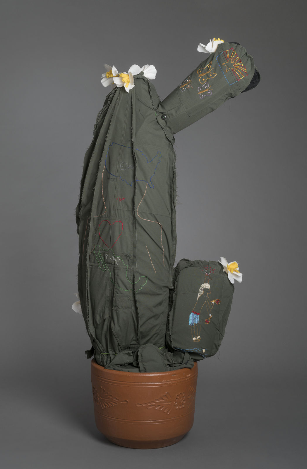 Margarita Cabrera, Space in Between: Saguaro (Gabriela Garza), 2016