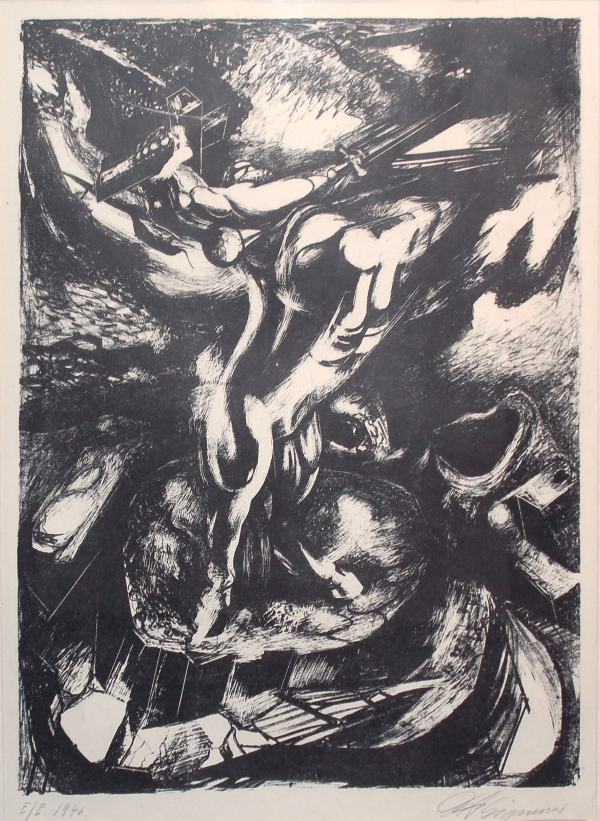 David Alfaro Siqueiros, Centauro de la Conquista, 1946