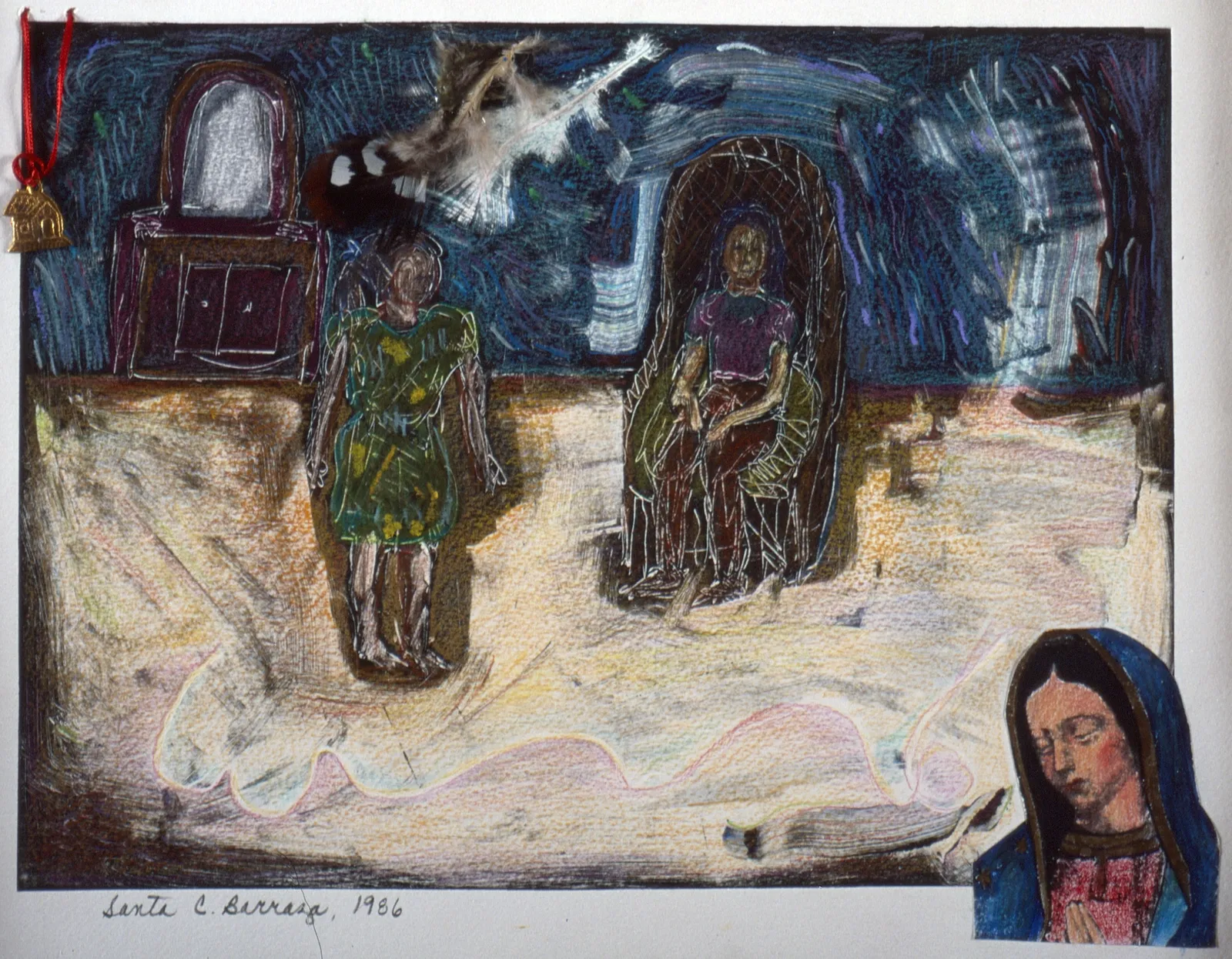 Santa Barraza, He Said, Study Political Science, 1986