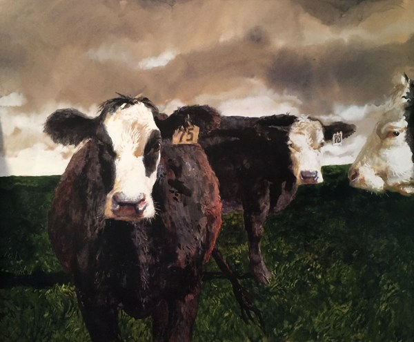 Jamie Wyeth, 75, 88, and 79, 1986