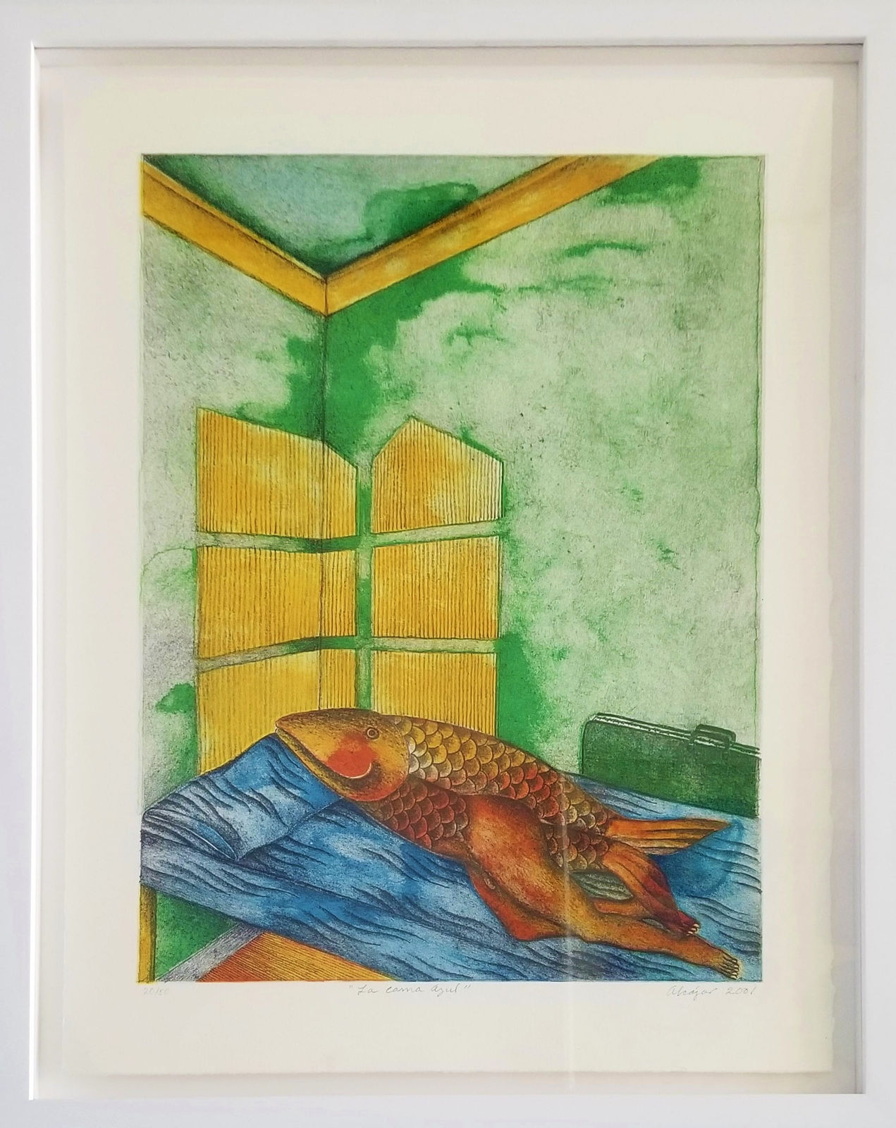 Juan Alcazar, La Cama Azul, 2001