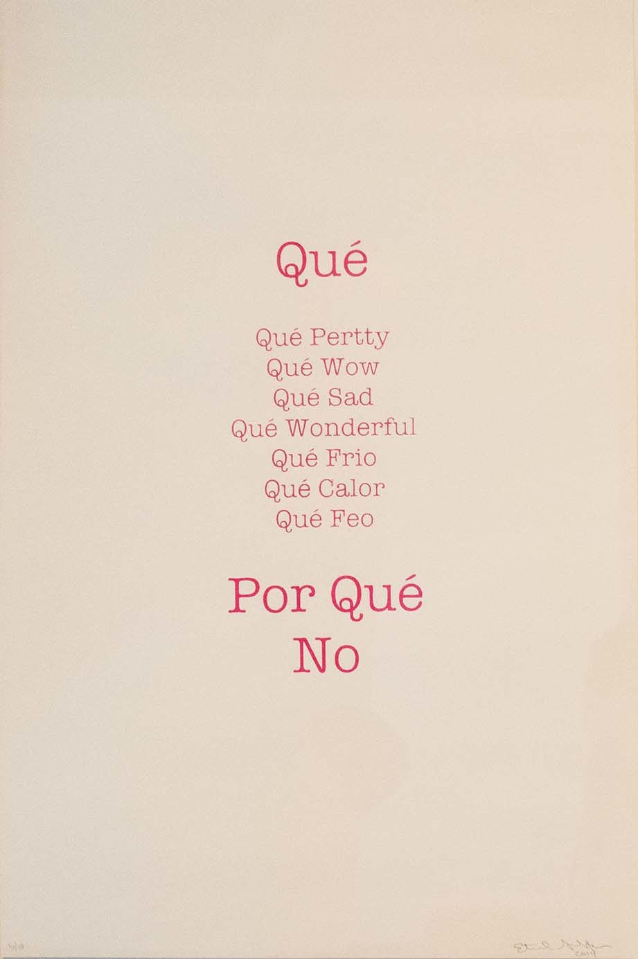 Ethel Shipton, Qué, 2014