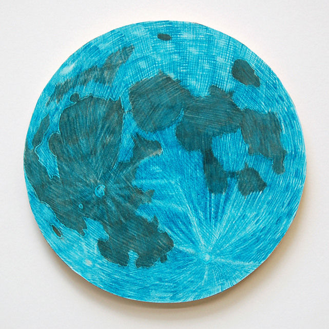 Richard 'Ricky' Armendariz, Blue Meditations #7, 2018