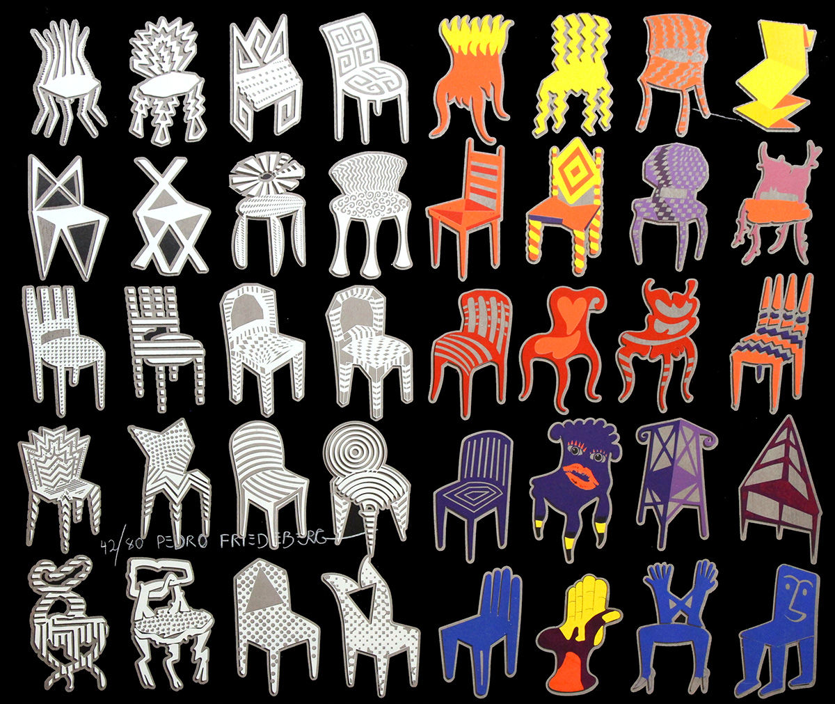 Pedro Friedeberg, Sillas III, Lucio Santiago, Oaxaca, Mexico, 2014