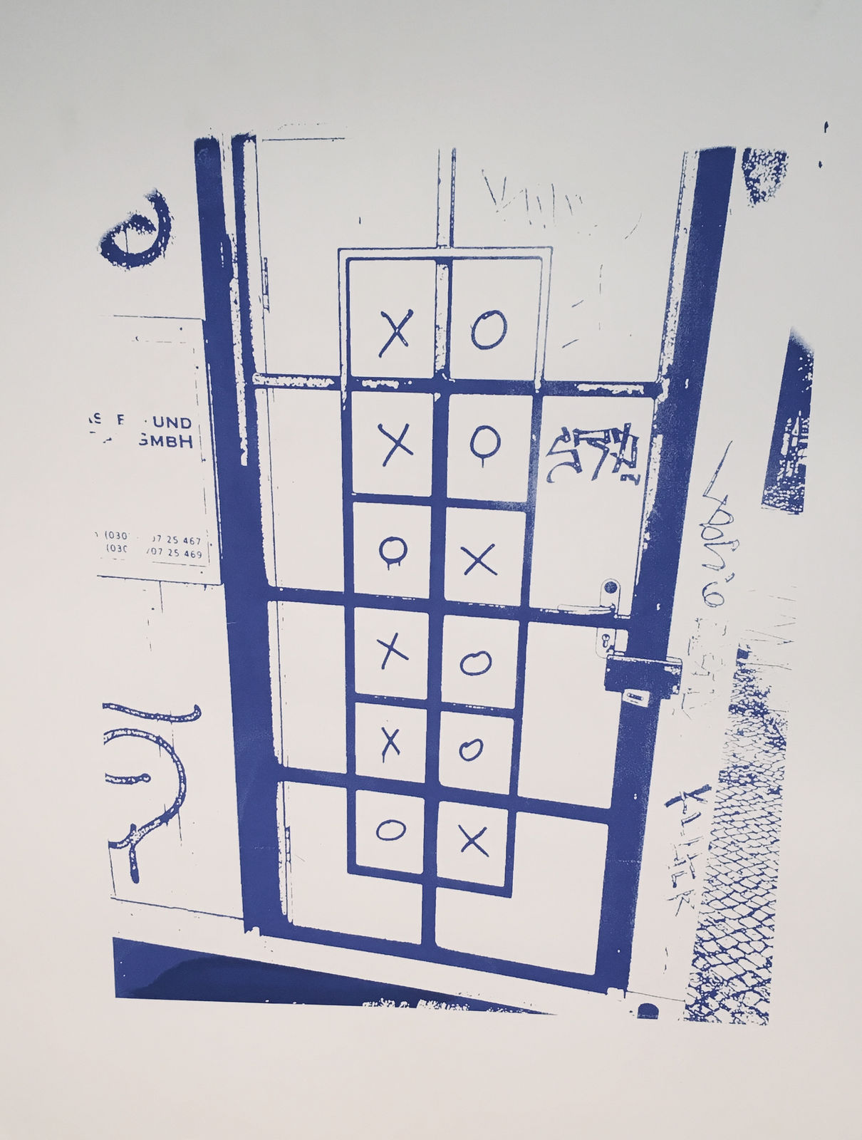 Ethel Shipton, Tic Tac Toe (Listening to Berlin Series), 2019