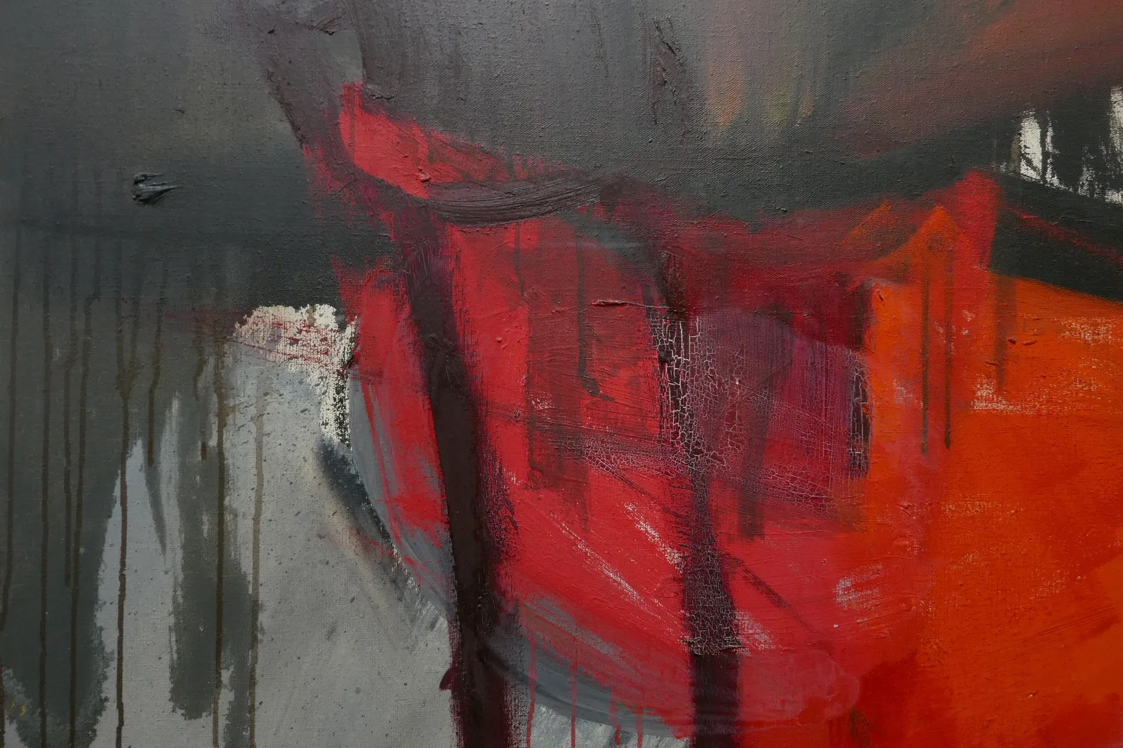 Harriet Stanton, Red Still Life with Tools #3, c. 1960s