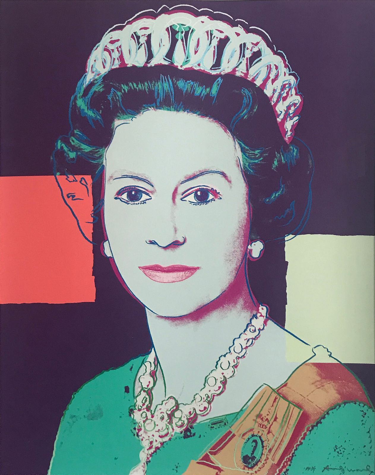 Andy Warhol, Queen Elizabeth II of The United Kingdom (F. & S. II.335A), 1985