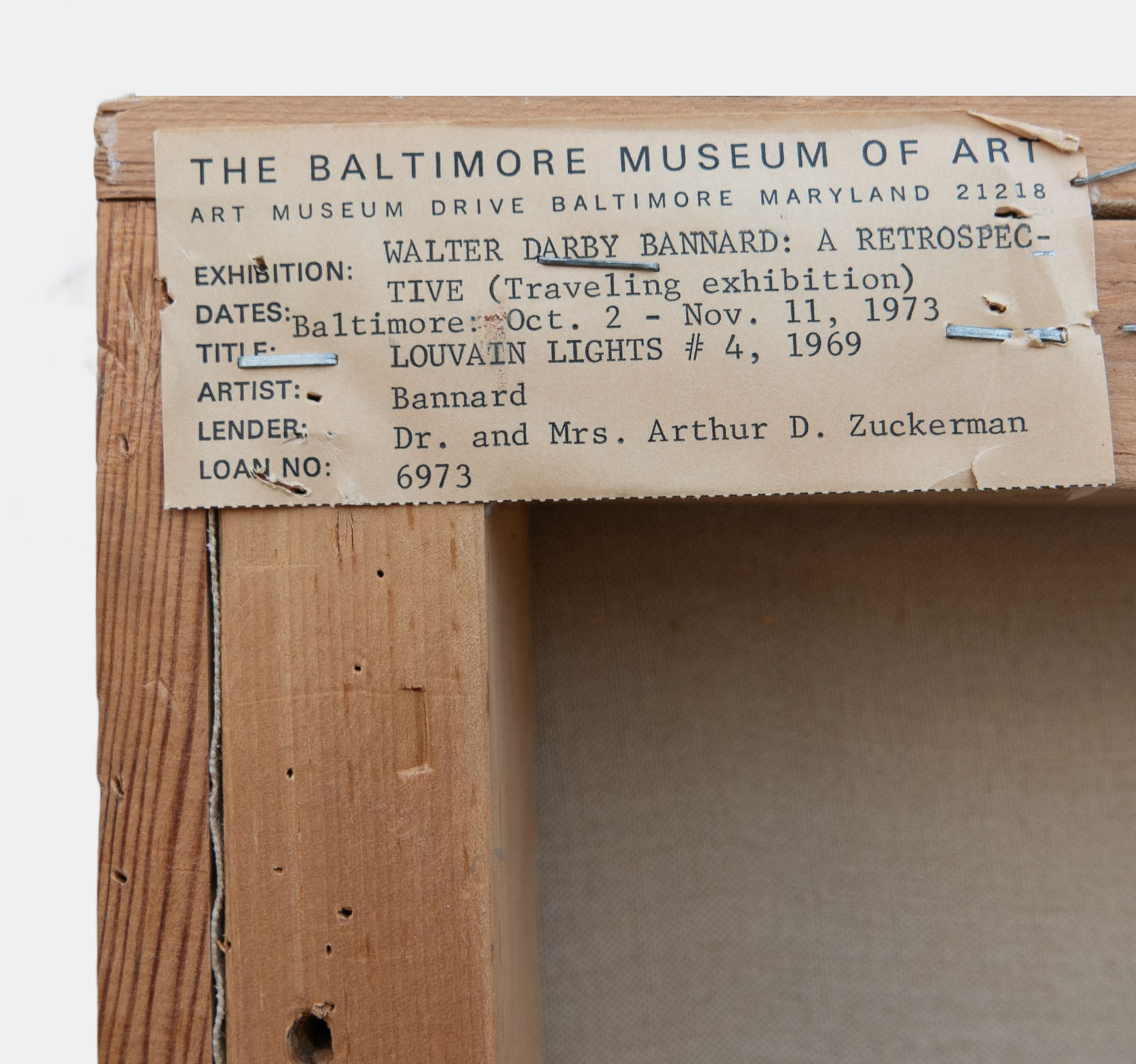 Walter Darby Bannard, Louvain Lights #4, 1969
