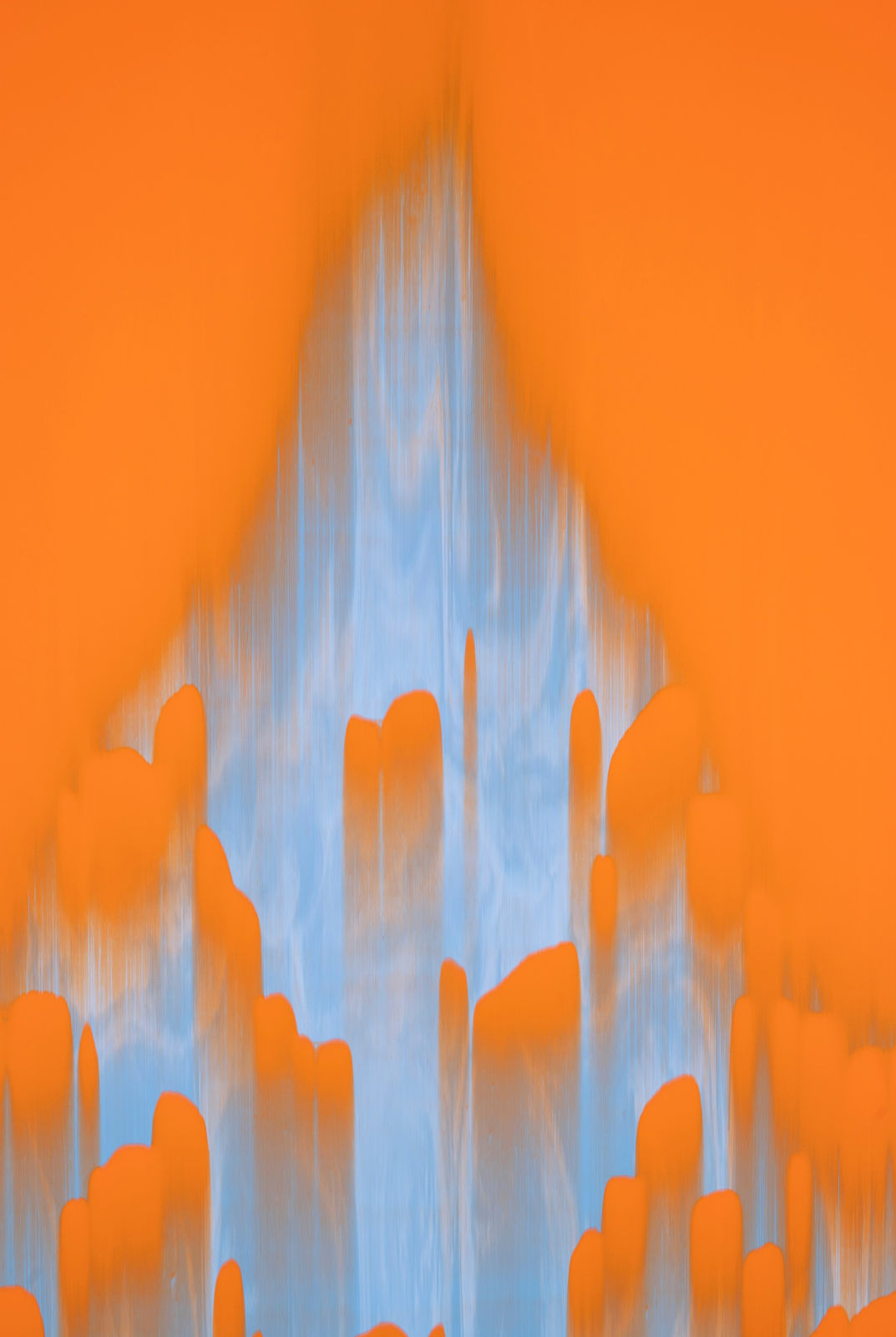 Stanley Casselman, Untitled (Orange and Blue OB20R2), 2020