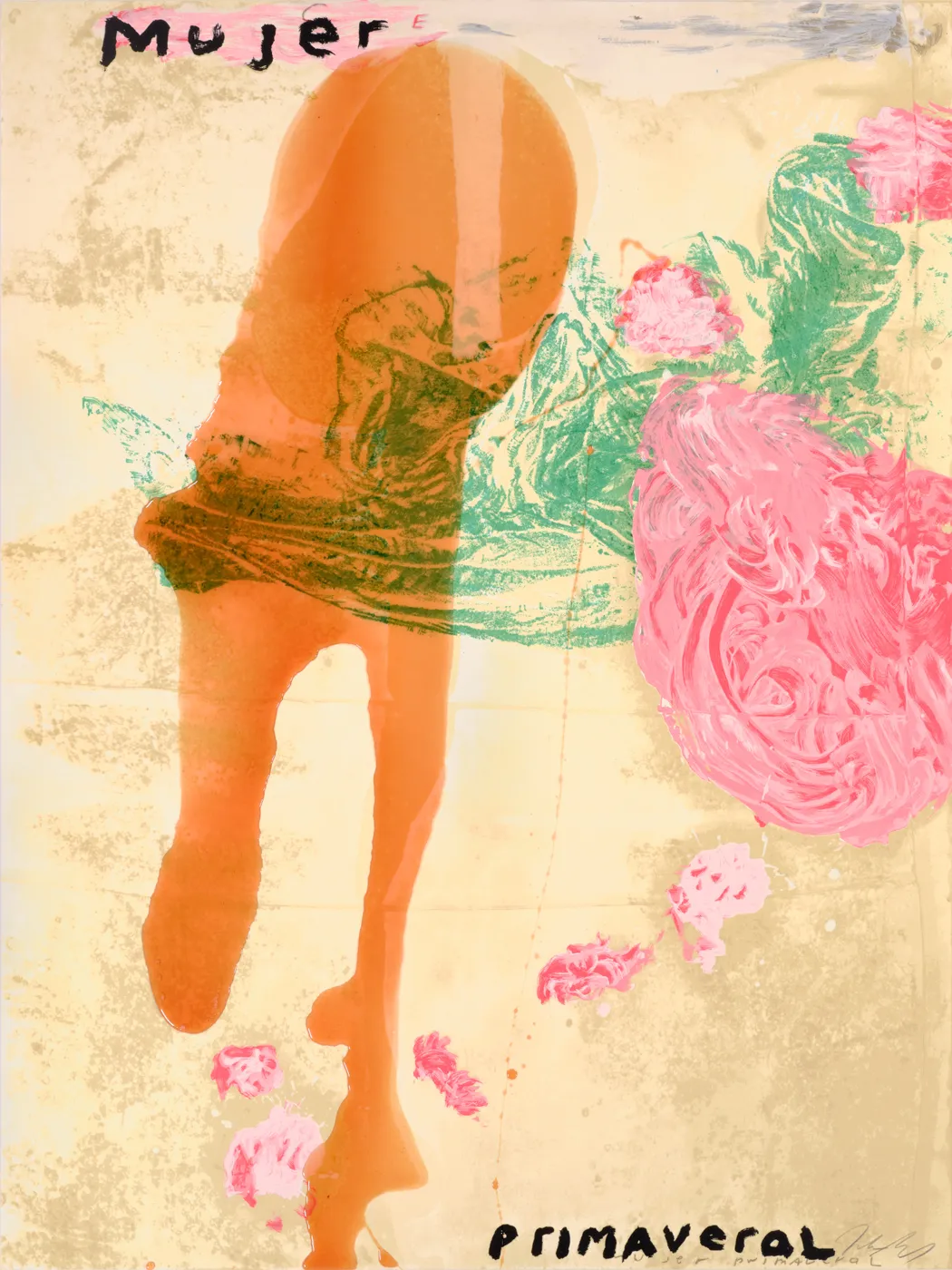 Julian Schnabel, Mujer Primaveral, 1995