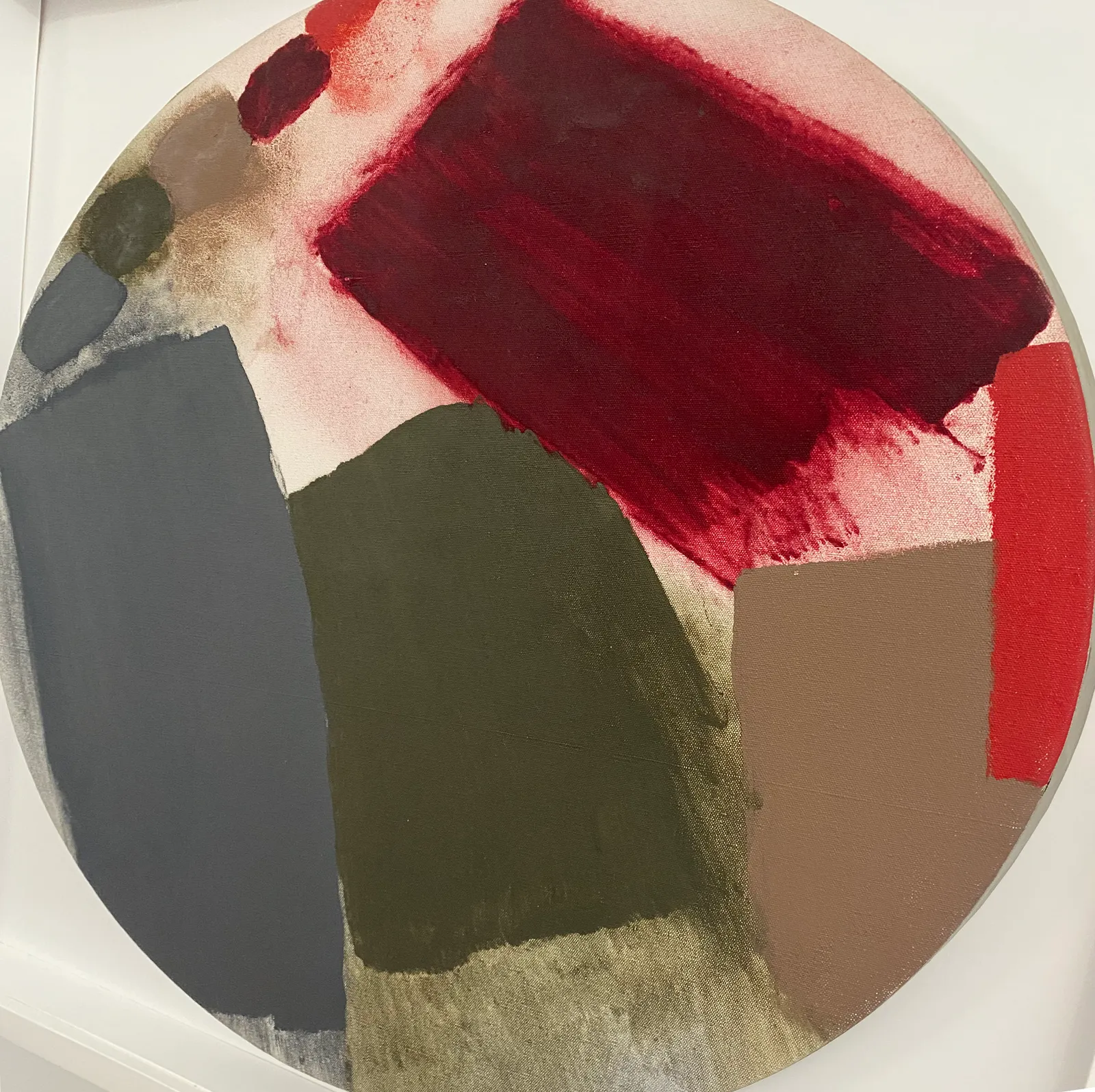 Friedel Dzubas, Grey Over Red, 1971