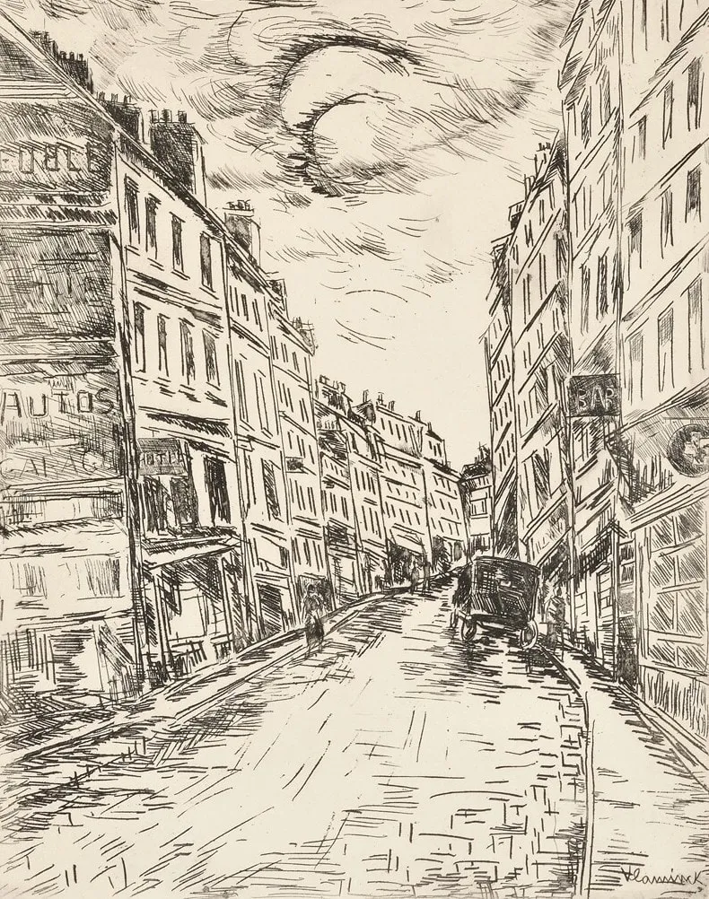 Maurice de Vlaminck, Rue de la Glaciere, 1937