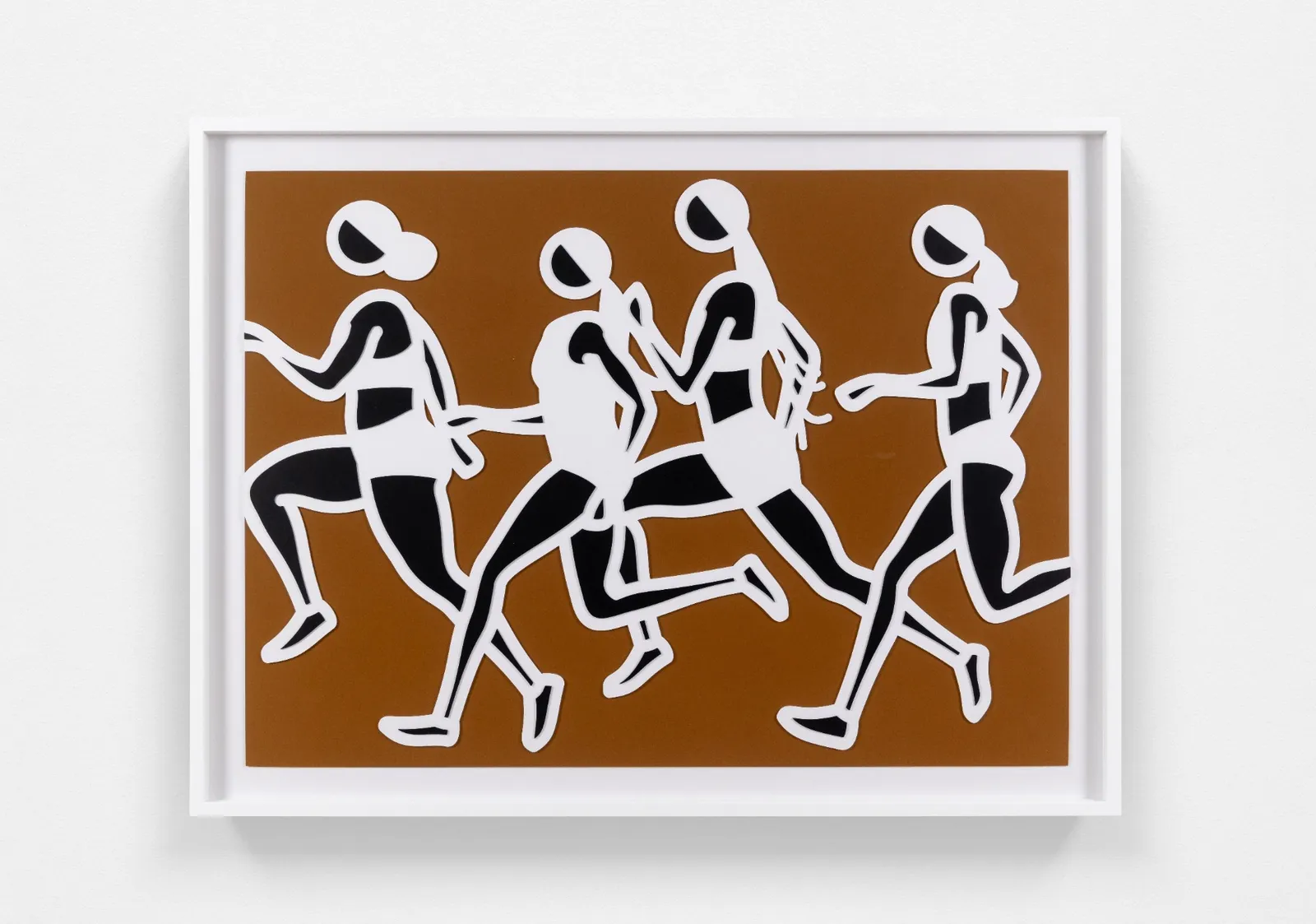 Julian Opie, Paris Sprinters: Kristal, Ama, Hannah, Bianca, 2024