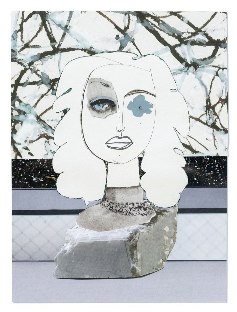 Patti Menkes, Woman with Blue Eyes, 2015