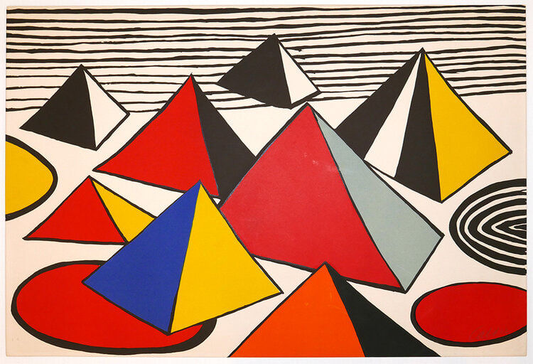 Alexander Calder, Eight Pyramids, 1970