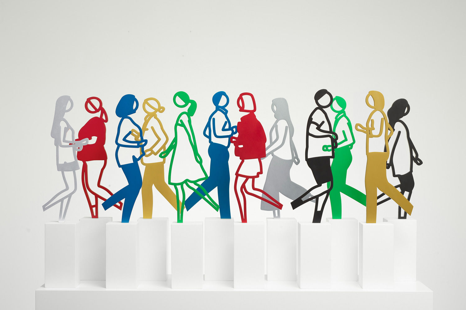 Julian Opie, Paul (Running People), 2020