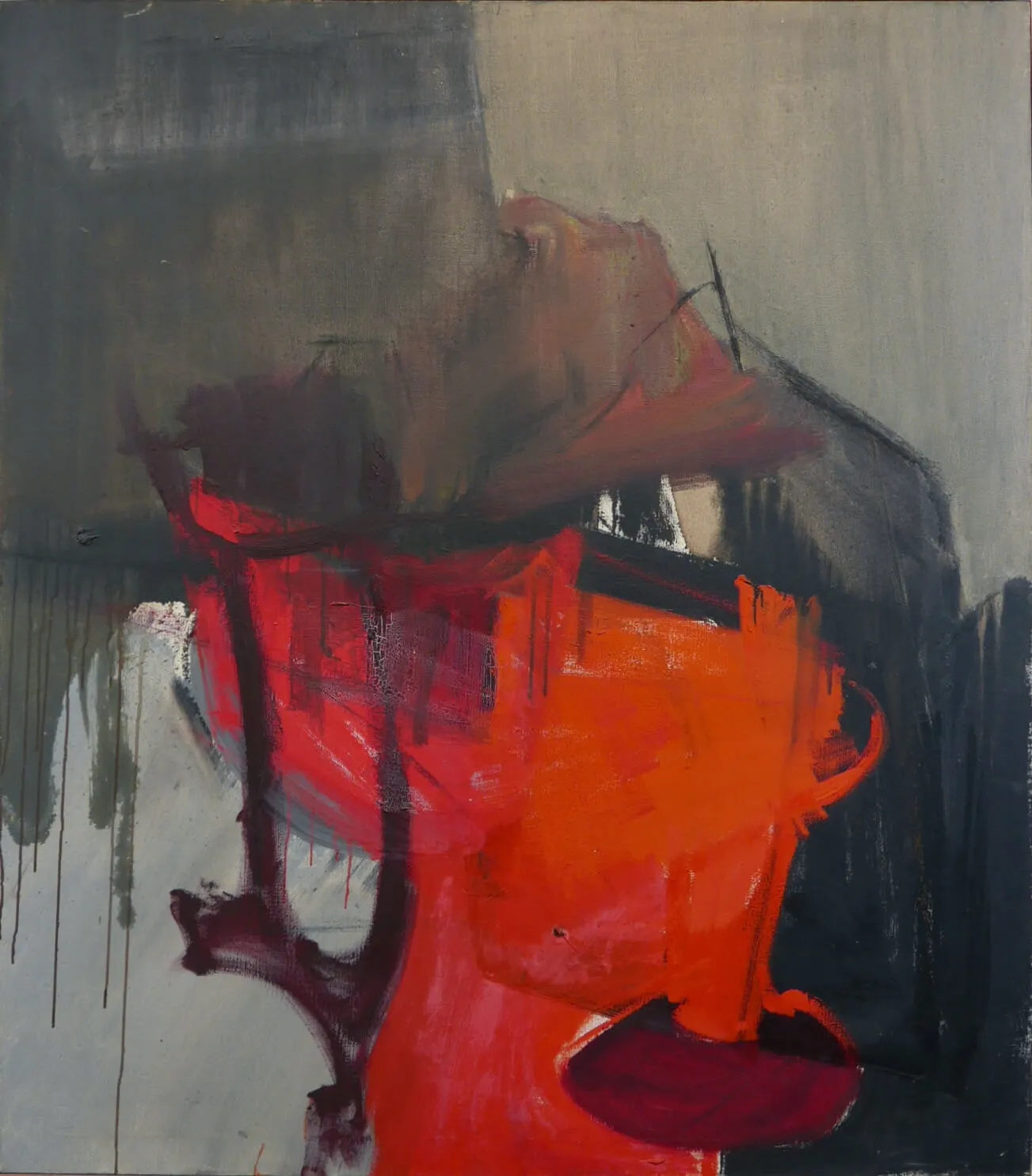 Harriet Stanton, Red Still Life with Tools #3, c. 1960s