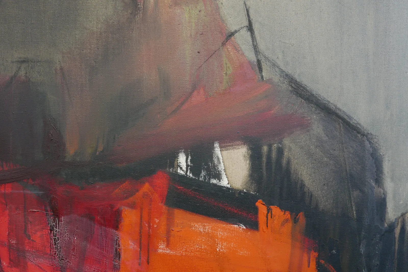 Harriet Stanton, Red Still Life with Tools #3, c. 1960s