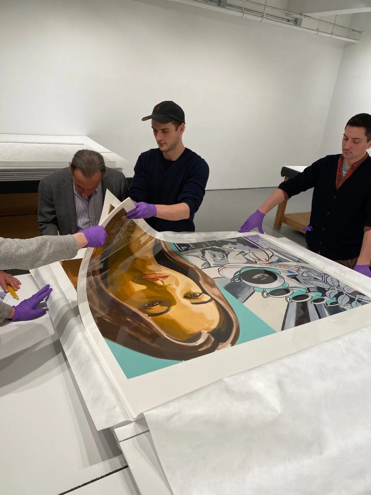 David Salle, Patient and Nurse, 2020