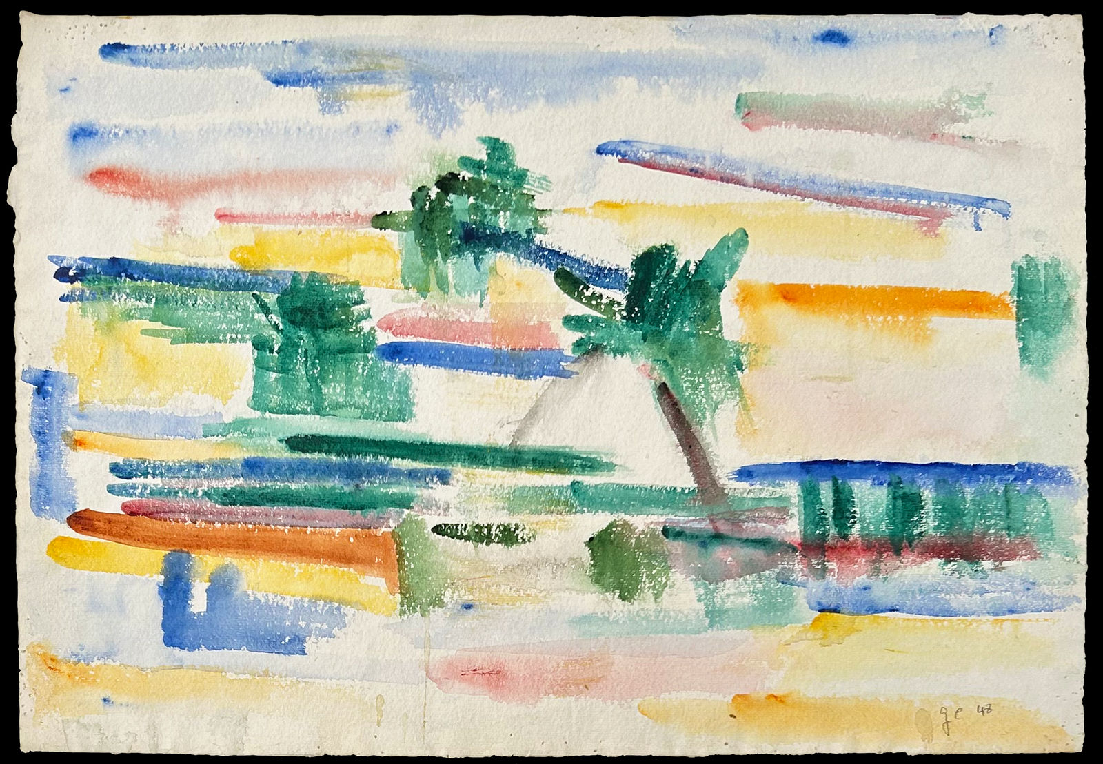 Giorgio Cavallon, Untitled #139, 1948