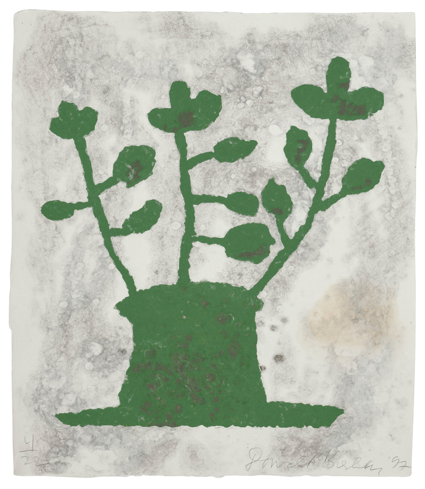 Donald Baechler, Flower II, 1997