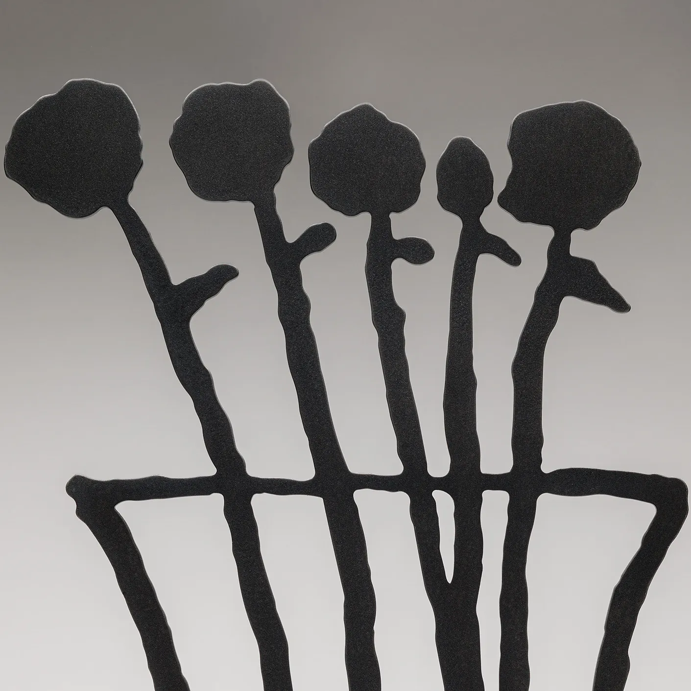 Donald Baechler, Black Flowers, 2019