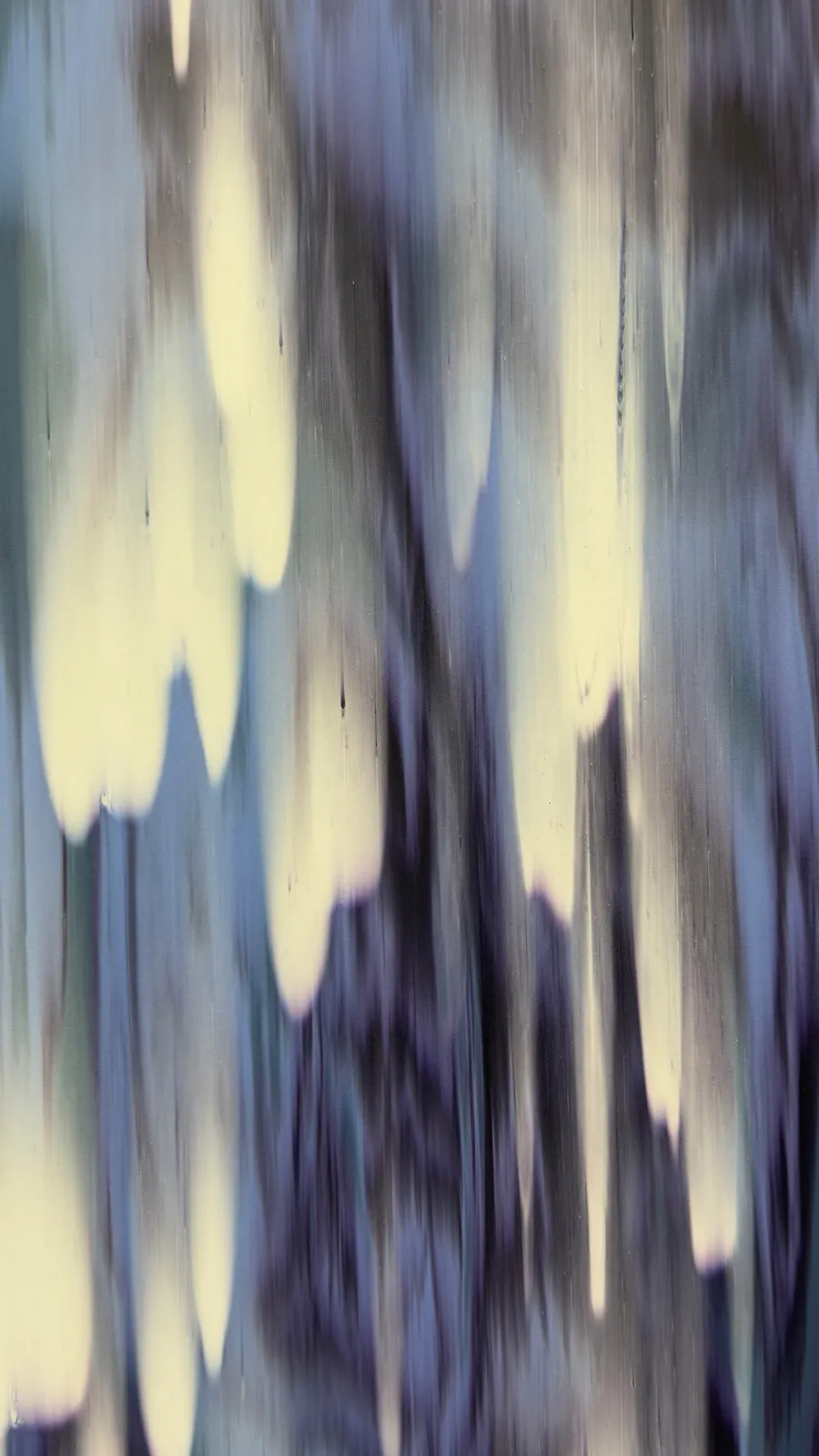 Stanley Casselman, Untitled (white over blues and purples WBP24F), 2024