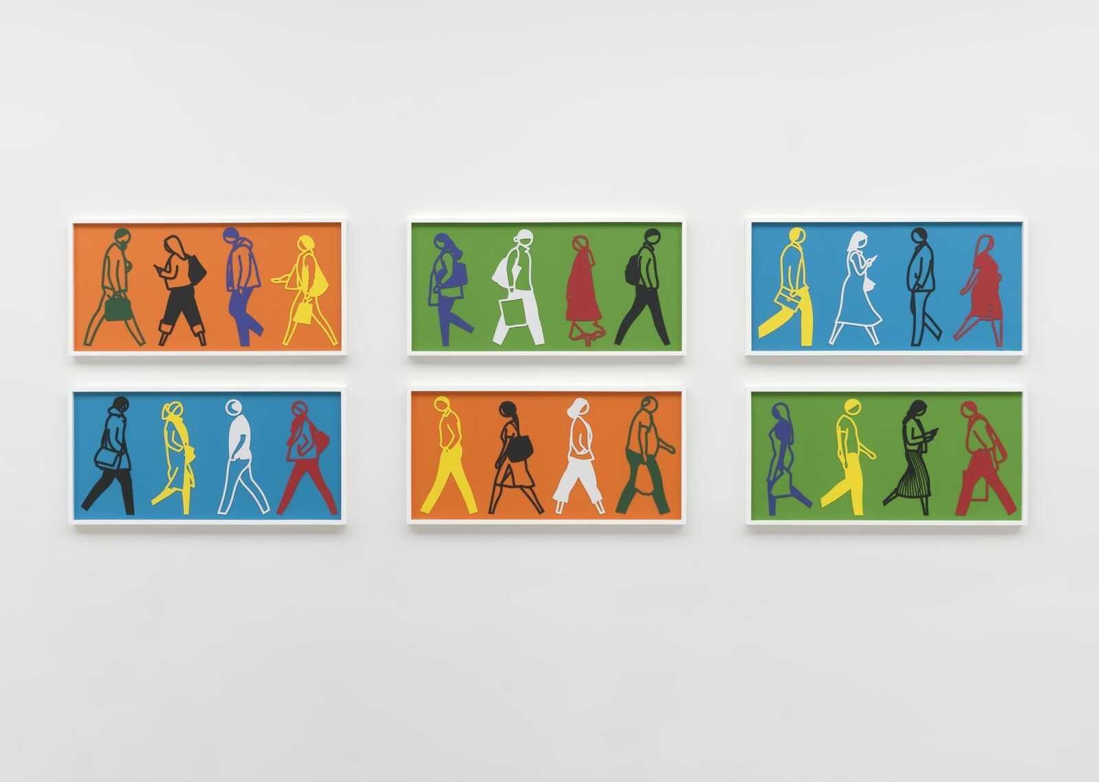 Julian Opie, Street 3, 2020