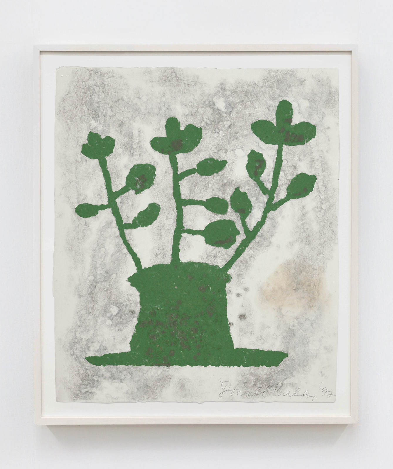 Donald Baechler, Flower II, 1997