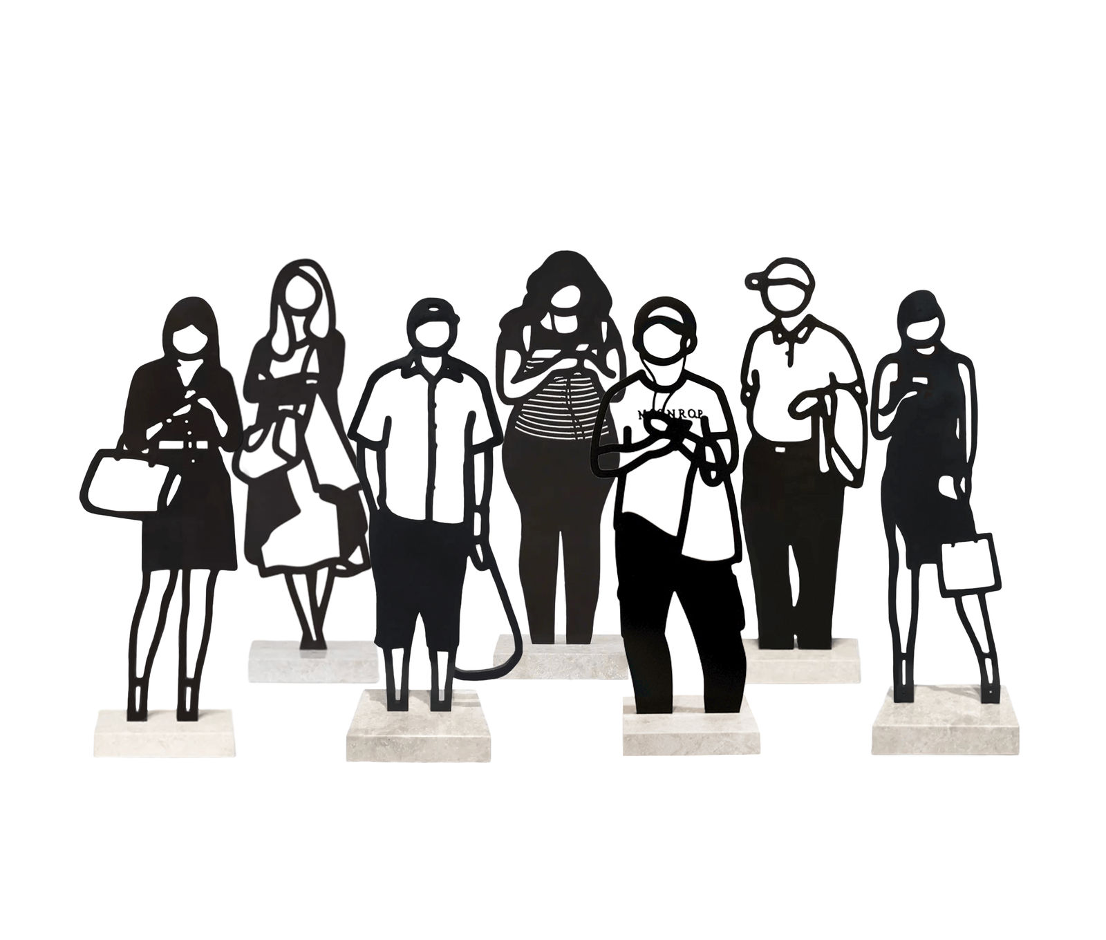 Julian Opie, Melbourne Statuettes, 2018