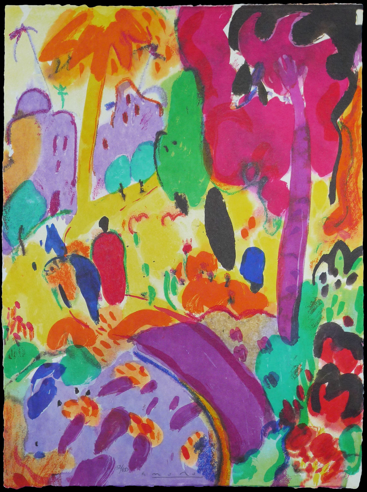 Manel Anoro, Untitled (colourful landscape)