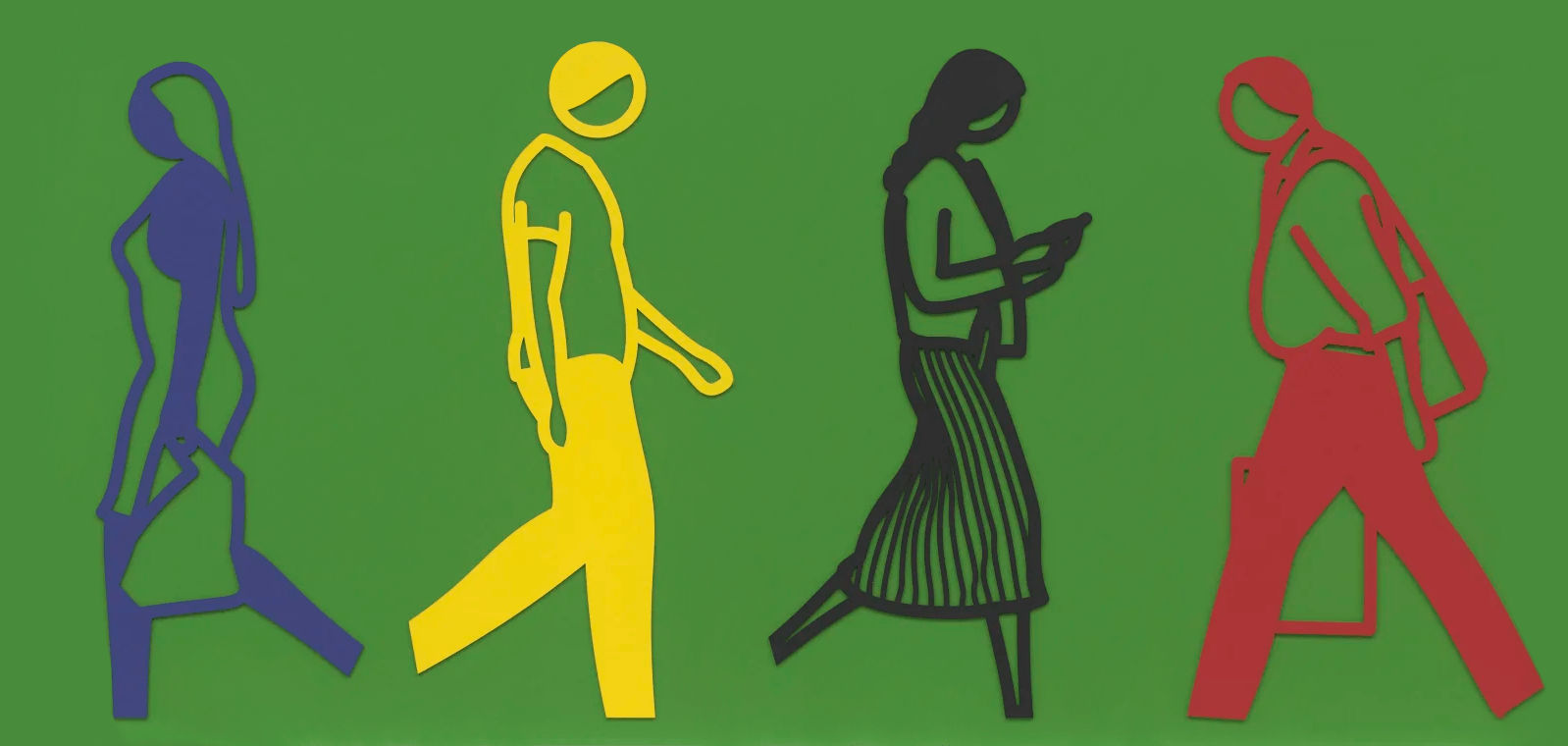 Julian Opie, Street 3, 2020