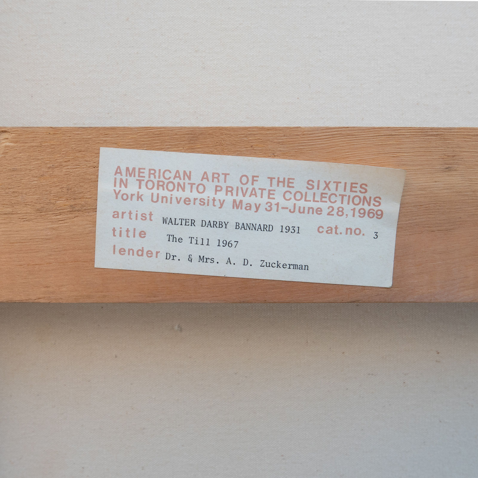 Walter Darby Bannard, The Till #3, 1967