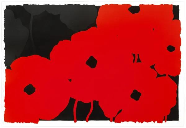 Donald Sultan, Reds and Blacks, March 26, 2008, 2008