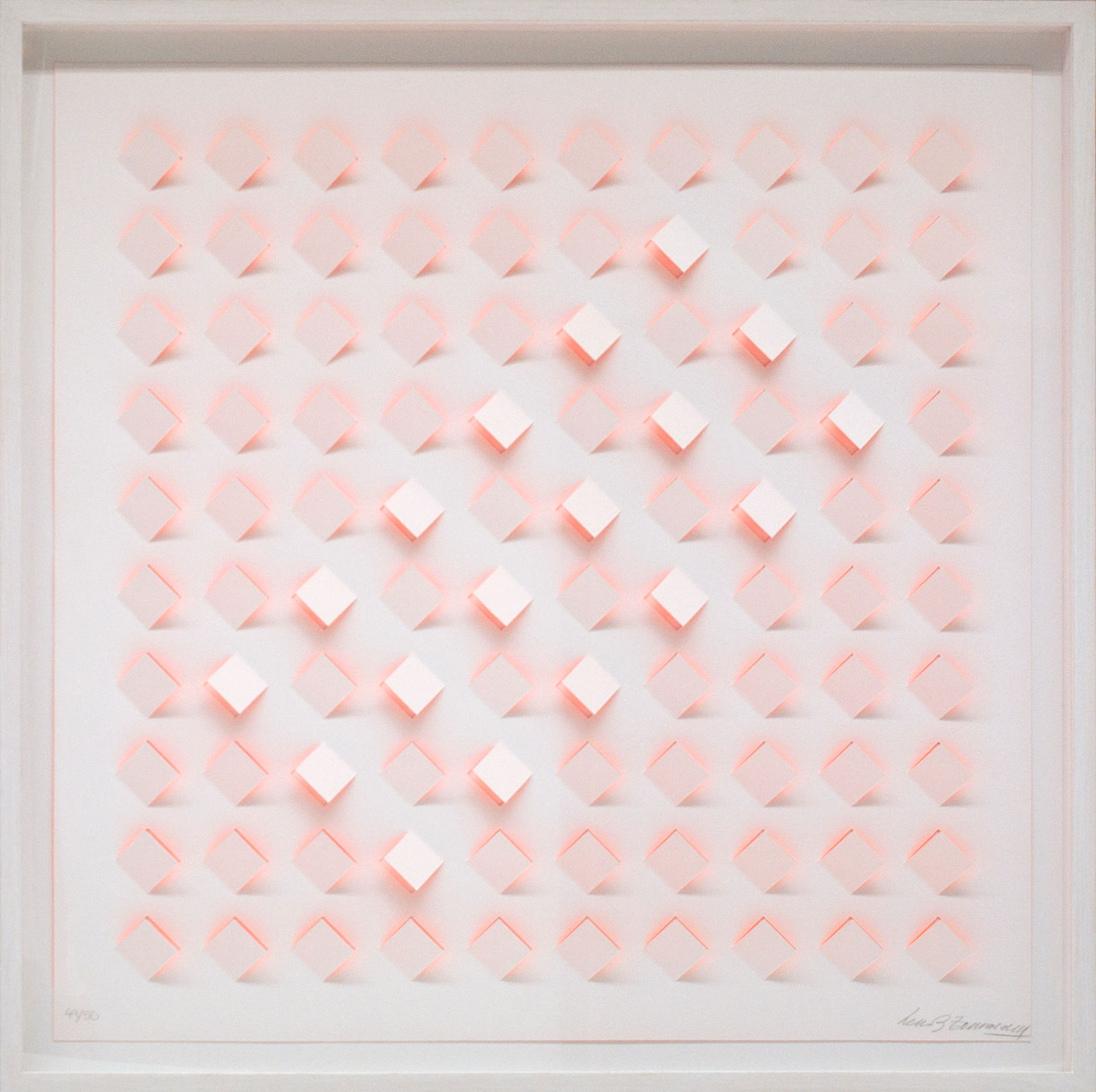 Luis Tomasello, ST Naranja 4A (orange), 2012