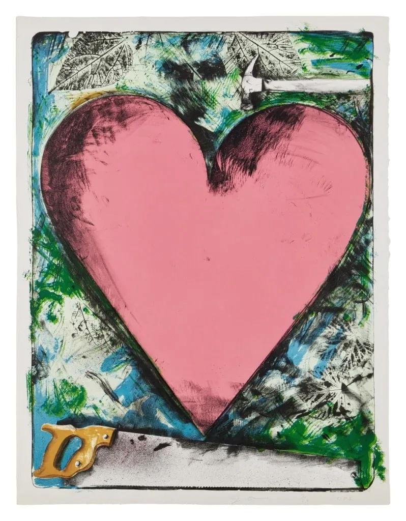 Jim Dine, A Heart at the Opera, 1983