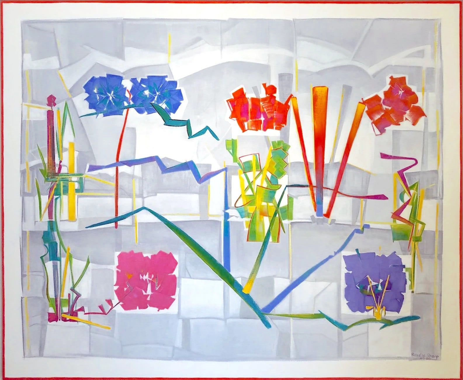 Rosalie Sharp, Fractured Flowers, 2020