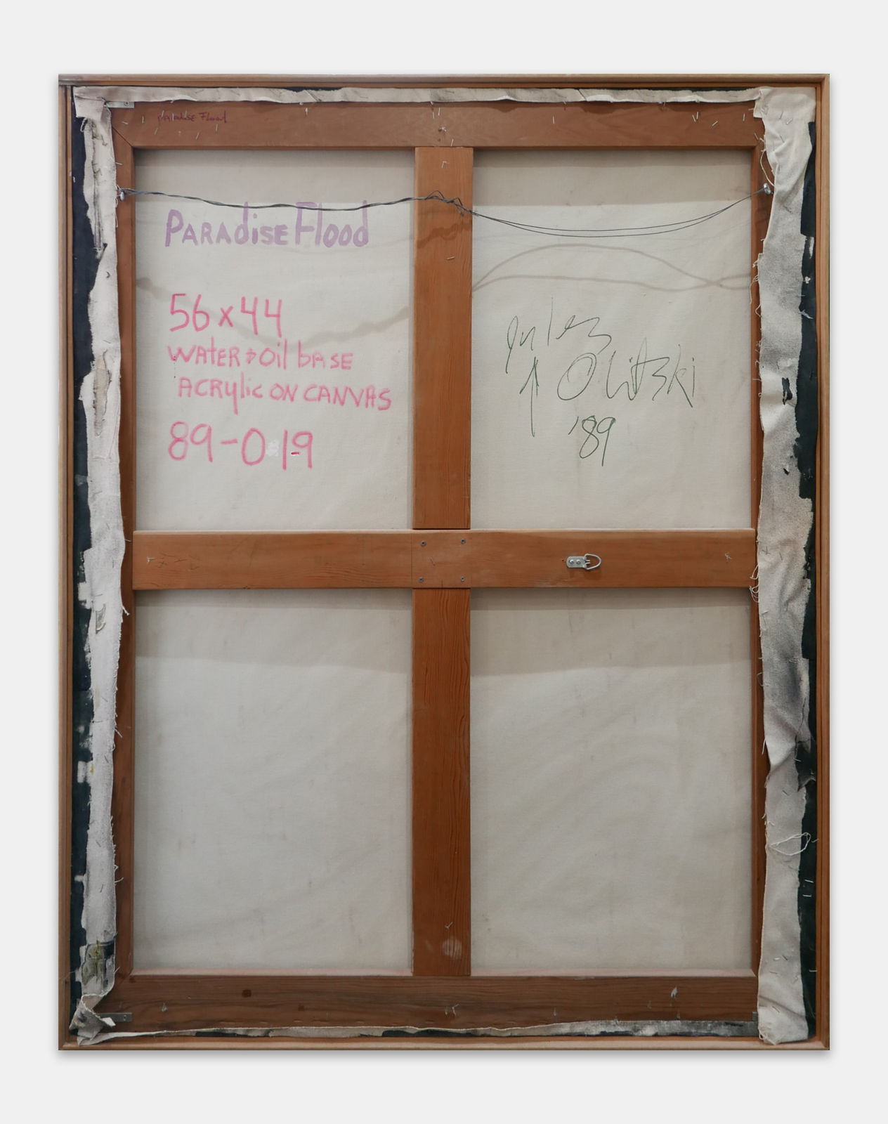 Jules Olitski, Paradise Flood, 1989