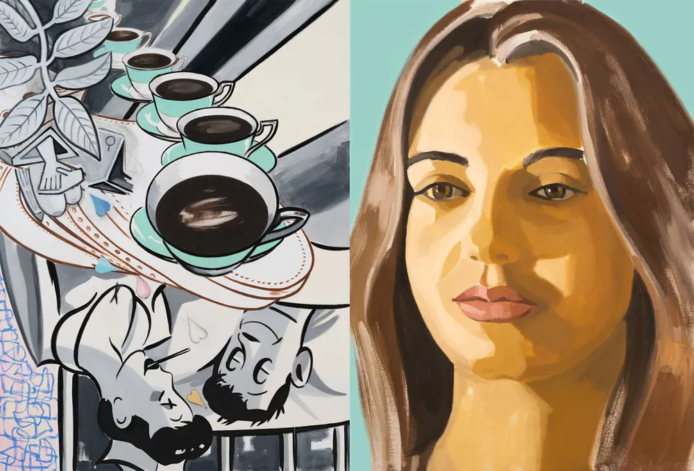 David Salle, Patient and Nurse, 2020